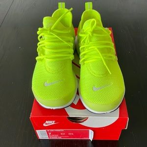 Nike women’s air presto volt lime sneakers size 7